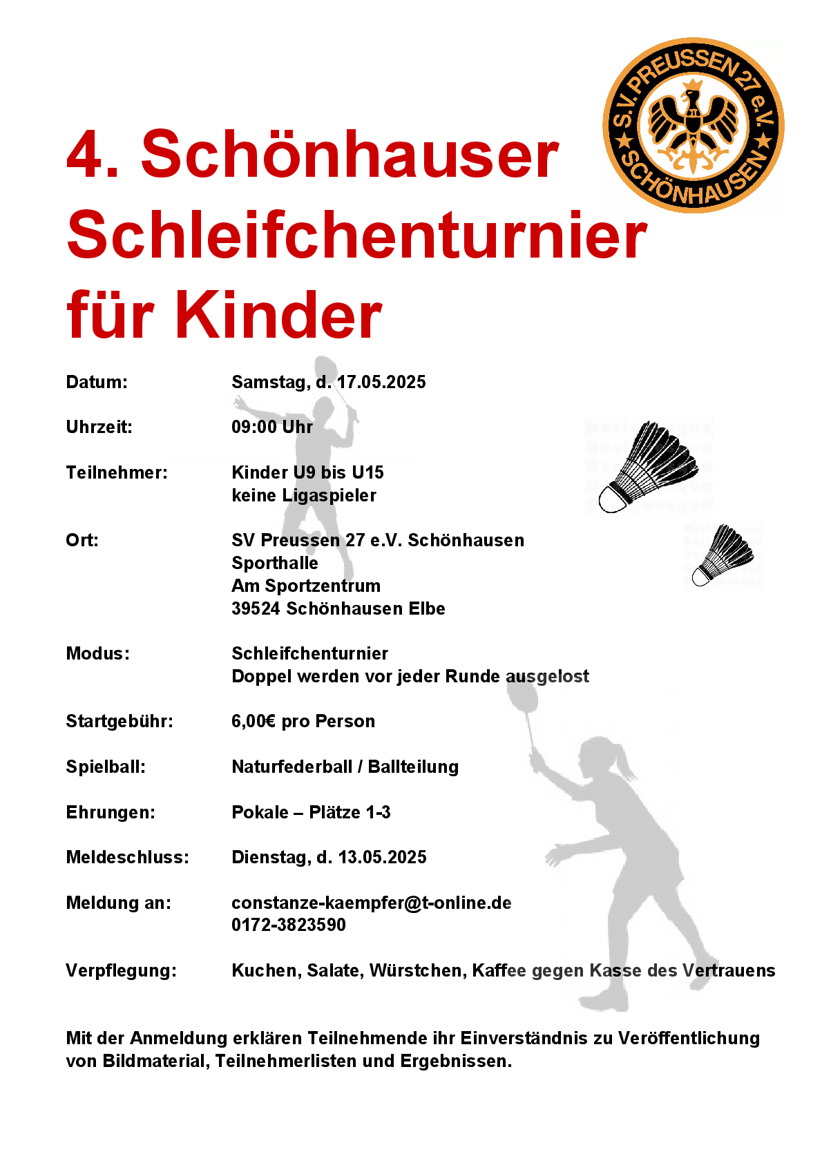 Schleifchen-Turnier für Kinder Schönhausen